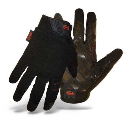 Boss Boss Diamond Grip Mechanic's Glove Black L 1 pair 5211L